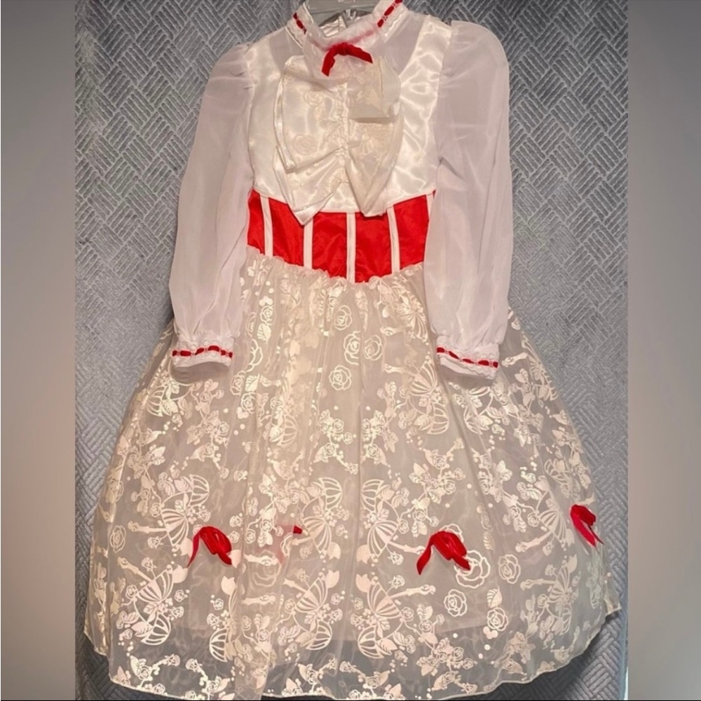 Mary Poppins Costume Kids 5/6 NWT